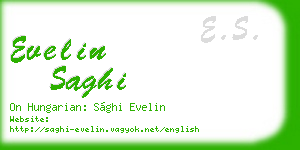 evelin saghi business card